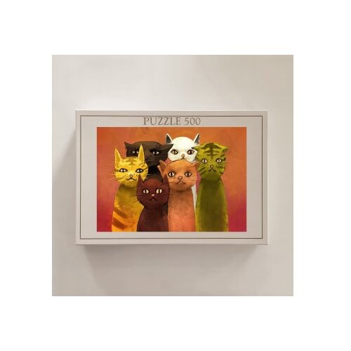 Wallxpert PZL_0172_500 Multicolor Puzzle Slike