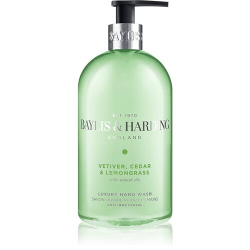 Baylis &amp;amp; Harding Vetiver, Cedar &amp;amp; Lemongrass Anti-Bacterial tekoče milo za roke 500 ml Slike