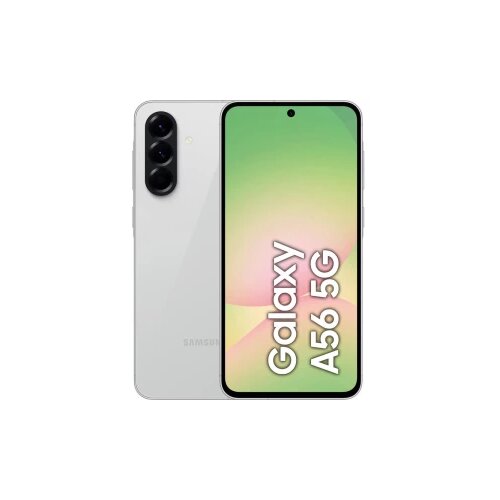Samsung Galaxy A56 5G pametni telefon 128 GB 17 cm (6.7 palac) svijetlosiva Android&amp;trade; 15 Dual-SIM Slike
