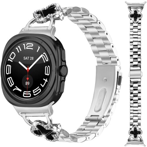 INF zamenjava/združljivost &ndash; clover stainless steel watch band samsung galaxy Watch7 47MM, (5000130028) Cene