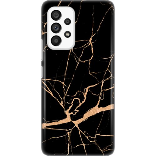  Silikonska maska za Samsung A536B Galaxy A53 5G All Black Print crna Slike