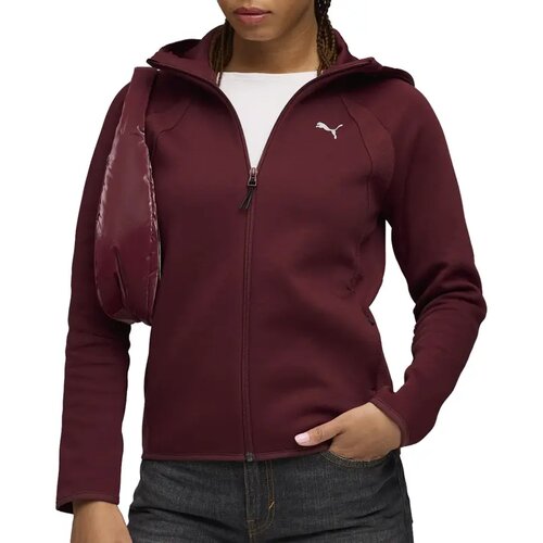 Puma Ženski duks Evostripe Full-Zip Hoodie Dk, Bordo Cene