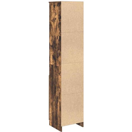 VidaXL Visoka ploča dimljeni hrast 37,5x35x180 cm izrađeno drvo Slike