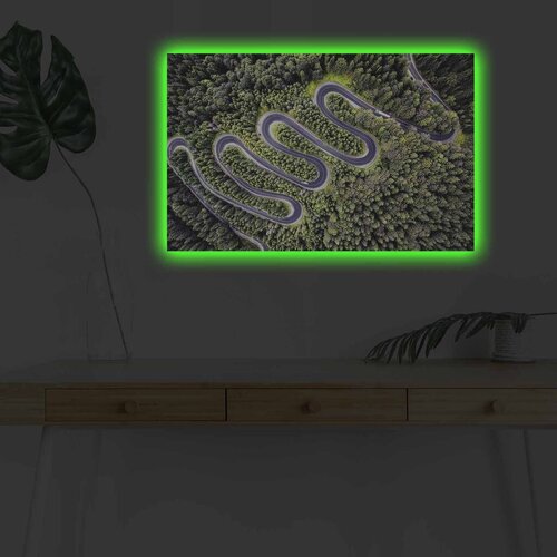 Wallity Slika sa LED osvetljenjem 4570DHDACT-007, 45x70 cm Cene