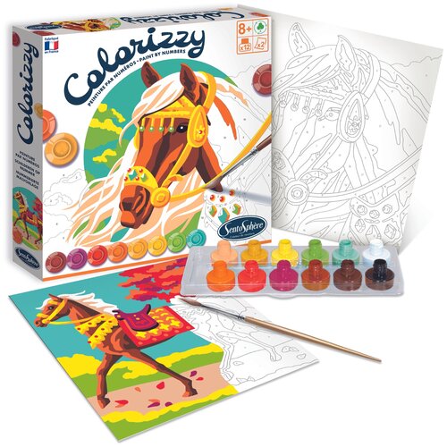 Sentosphere Colorizzy Slikanje po številkah Konj, (21336936) Cene