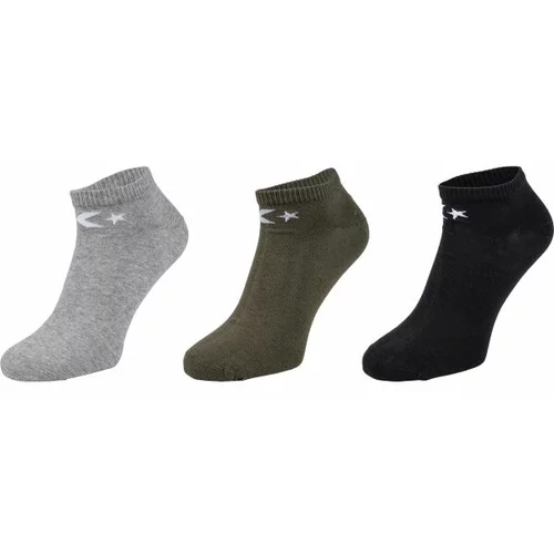 Converse BASIC MEN LOW CUT 3PP Muške čarape, crna, veličina