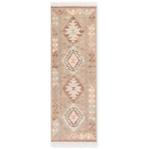 Hanse Home Svetlo moder/bež obojestranski ročno tkan volnen tekač 60x190 cm Kamal Dune &amp;ndash; Nouristan Slike