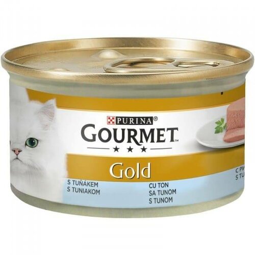 Purina gourmet gold vlažna hrana za mačke tuna 85 g Slike