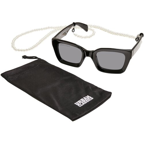 Urban Classics Sunglasses Poros With chain black/black Slike