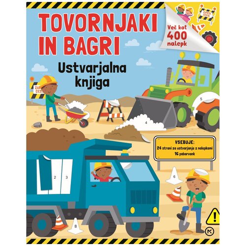 Mladinska Knjiga Tovornjaki in bagri - ustvarjalna knjiga Cene