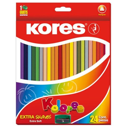 Kores Bojice drvene 24/1+šiljilo KOR100224 Cene