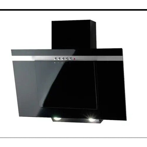 AKPO WK-4 Nero Line Eco 60 Crna Zidna Kuhinjska Napa &amp;ndash; 60 cm, 300 m&amp;sup3;/h, LED Rasvjeta i 3 Brzine Slike