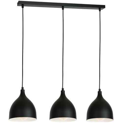  Luster na sajli NOAK 3xE27/15W/230V crna Cene
