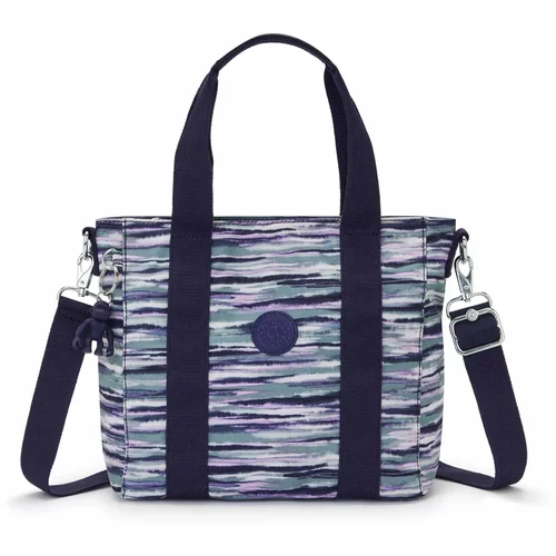Kipling Nakupovalna torba 'Asseni' temno modra / meta / svetlo roza / bela
