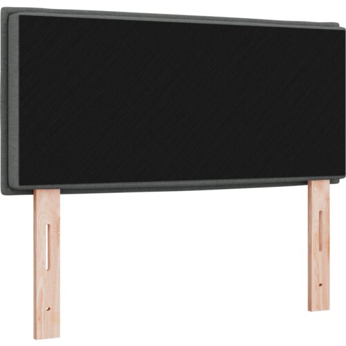 VidaXL led uzglavlje linije dizajn tamno sivo 80 cm tkanina Slike
