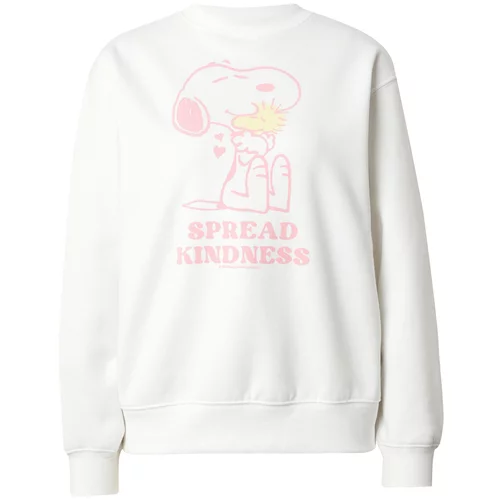 GAP Sweater majica 'SNOOPY' narančasta / roza / bijela