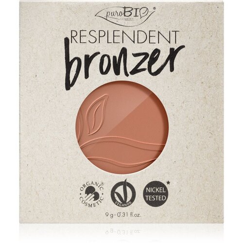 PuroBIO cosmetics Resplendent bronzer nadomestno polnilo odtenek 03 Beige Brown 9 g Slike