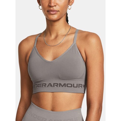 Under Armour UA Seamless Low Long Bra - gray Slike