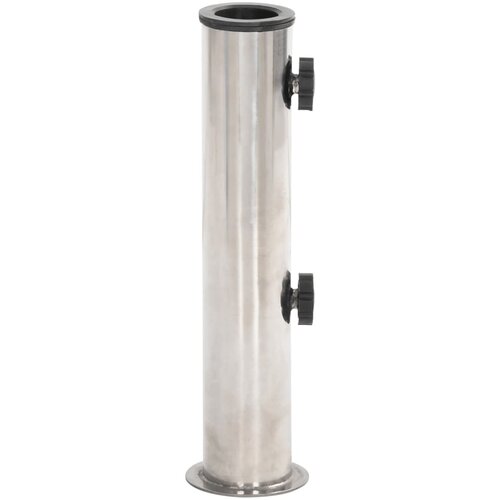  Baza suncobrana za stup &amp;Oslash; 38/48 mm srebrna nehrđajući čelik Slike