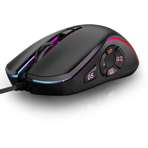 INF Žična mi&amp;scaron;ka RGB s 10 tipkami za igranje iger s hitro odzivnostjo, (5000071606) Slike