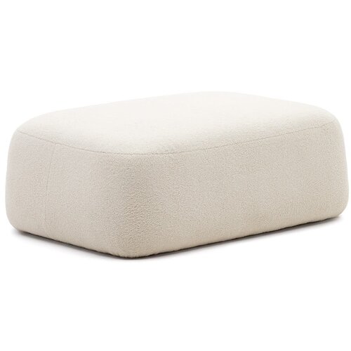 Kave Home Krem tabure od boucl&amp;eacute; tkanine Martina &amp;ndash; Slike