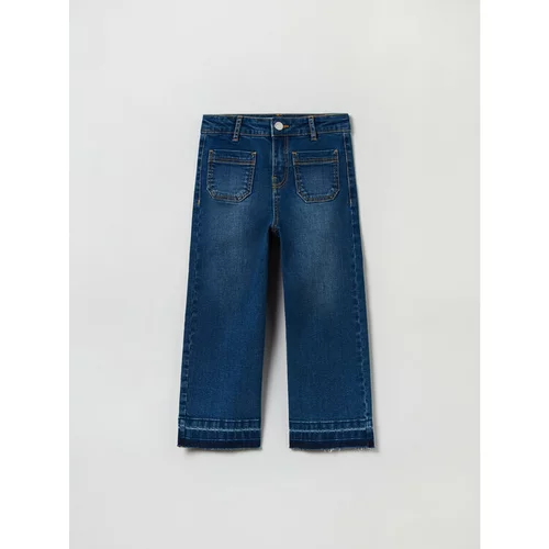 OVS Jeans hlače 1828200 Modra Wide Leg