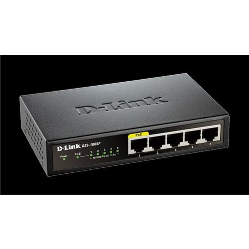 D-link 5-Port Fast Ethernet 1PoE Desktop DES-1005P/E Cijene