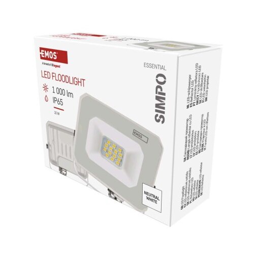  led reflektor simpo 10 w nevtralna bela Cene