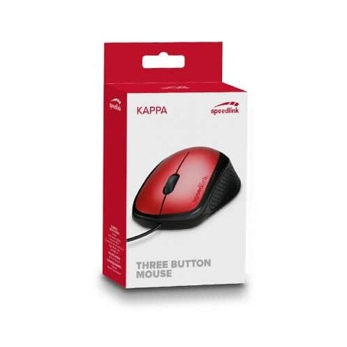  Mi&amp;scaron; SPEEDLINK KAPPA USB, red, SL-610011-RD Slike