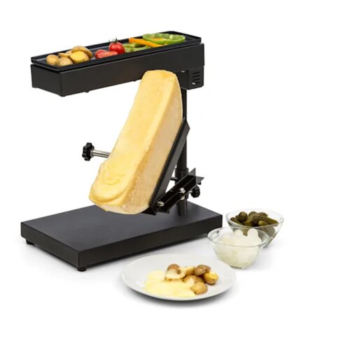 Klarstein Appenzell Peak, raclette z žarom, 1000 W, termostatsko stikalo, črna Cene