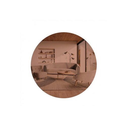 Hanah home Mirror Bronzano-zlatno Slike