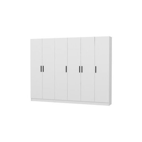 Hanah home Ormar Noah-8202, 270x210x35 cm, Bijeli Slike