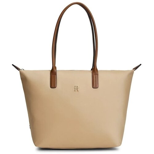 Tommy Hilfiger Torbe Popette Tote Bež Slike