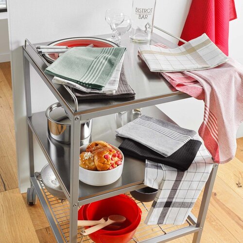 Douceur d int&amp;eacute;rieur Pamučna kuhinjska krpa 3 kom 50x70 cm Vibrato &amp;ndash; Slike