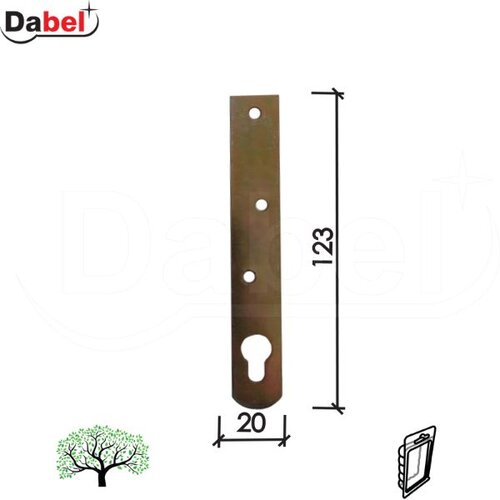 Dabel vezač ravni np16 znž 123 mm (2kom) dsp Slike