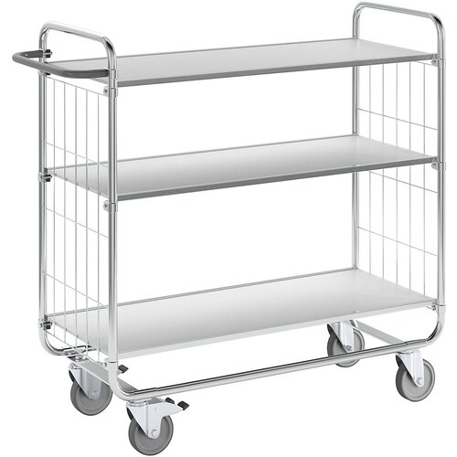 Kongamek pocinkan nivojski voziček, 3 police, 4 kolesa, 2 z zavoro, dxšxv 1195 x 470 x 1120 mm Cene