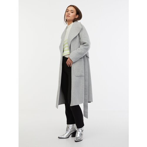 Orsay Women's Light Grey Wool Coat - Women Cijene