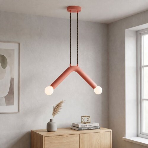 Opviq luster Balance 20551-D, 2 × E14, roze Cene