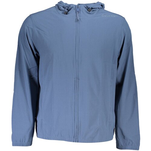 Calvin Klein MEN&amp;amp;#39;S BLUE ZIPPED SWEATSHIRT Slike