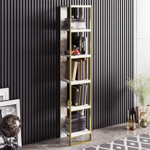 Hanah home Polka - White knjižna omara, (21268799) Cene