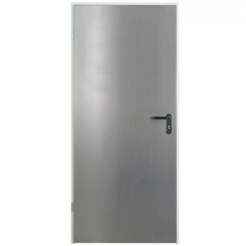 HÖRMANN Metalna vrata (75 x 200 cm, DIN graničnik: Lijevo, Srebrne boje)