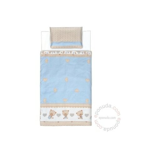 Baby Textil bebi posteljina Bluee mede, 80x120cm Slike