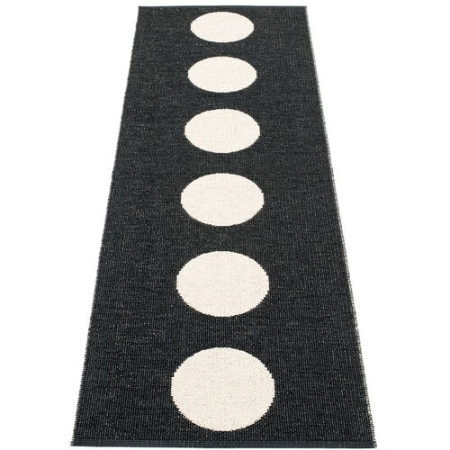 Pappelina Crno-bijela unutarnja i vanjska staza 70x225 cm Vera Black – Cijene