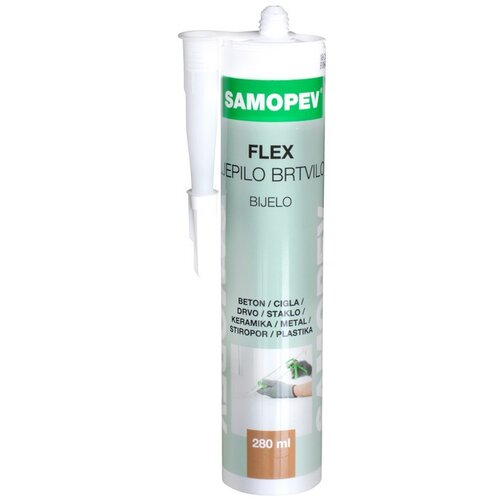 SAMOPEV Specijalno brtvilo Flex bijelo 280 ml Slike