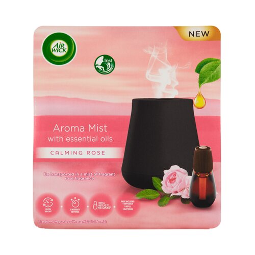 Air Wick Aroma Mist Calming Rose aroma difuzor s polnilom + baterija 20 ml Slike