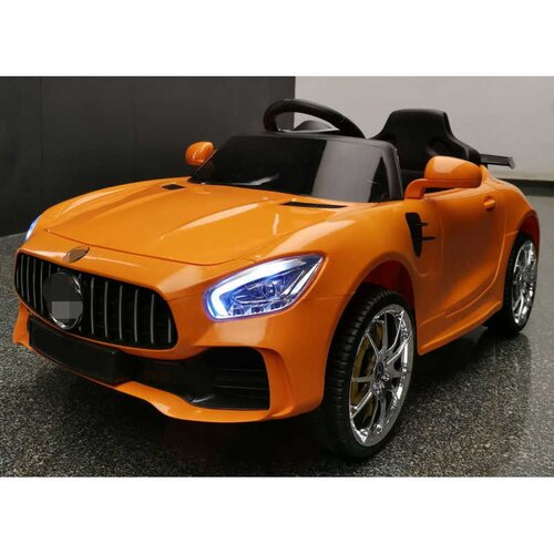 Auto za decu Mercedes style MB998 na akumulator - narandžasti, 062182 Slike