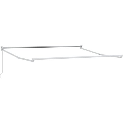 VidaXL ručna uvlačiva tenda svijetlo siva 300x250 cm, tenda zamjenska tkanina za okvir 3x2.5 m svijetlo siva Slike