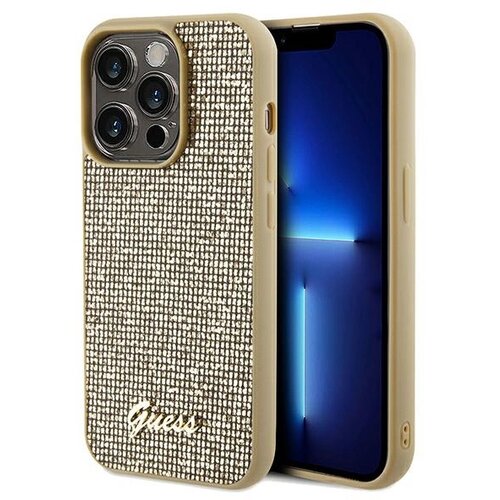Guess DISCO METAL SCRIP OVITEK ZA IPHONE 14 PRO MAX GOLD CASE OVITEK, (21833314) Cene