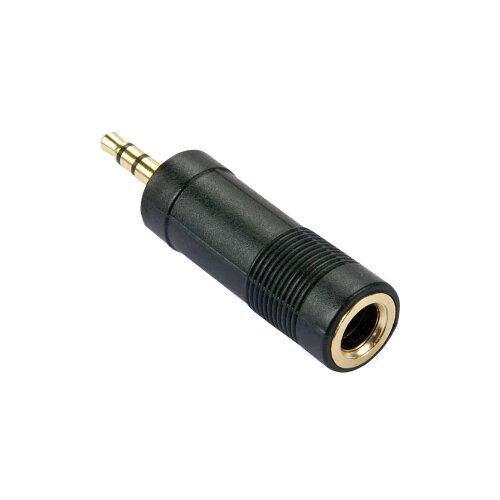 Lindy 35621 utičnica audio adapter [1x 3,5 mm banana utikač - 1x priključna doza za 6,3 mm banana utikač] crna Cijene