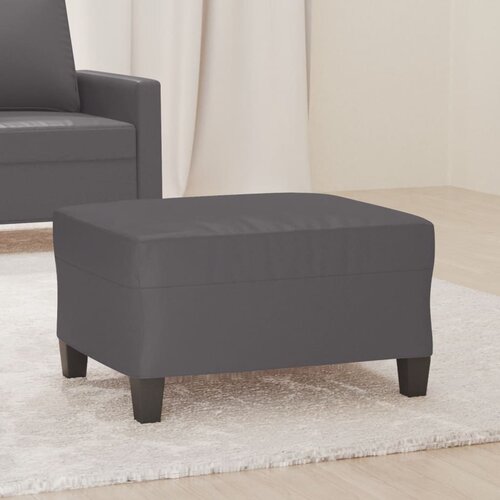 vidaXL Tabure sivi 70 x 55 x 41 cm od umjetne kože Cijene
